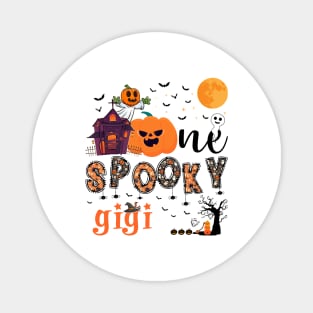 One Spooky gigi Halloween October 31 Magnet